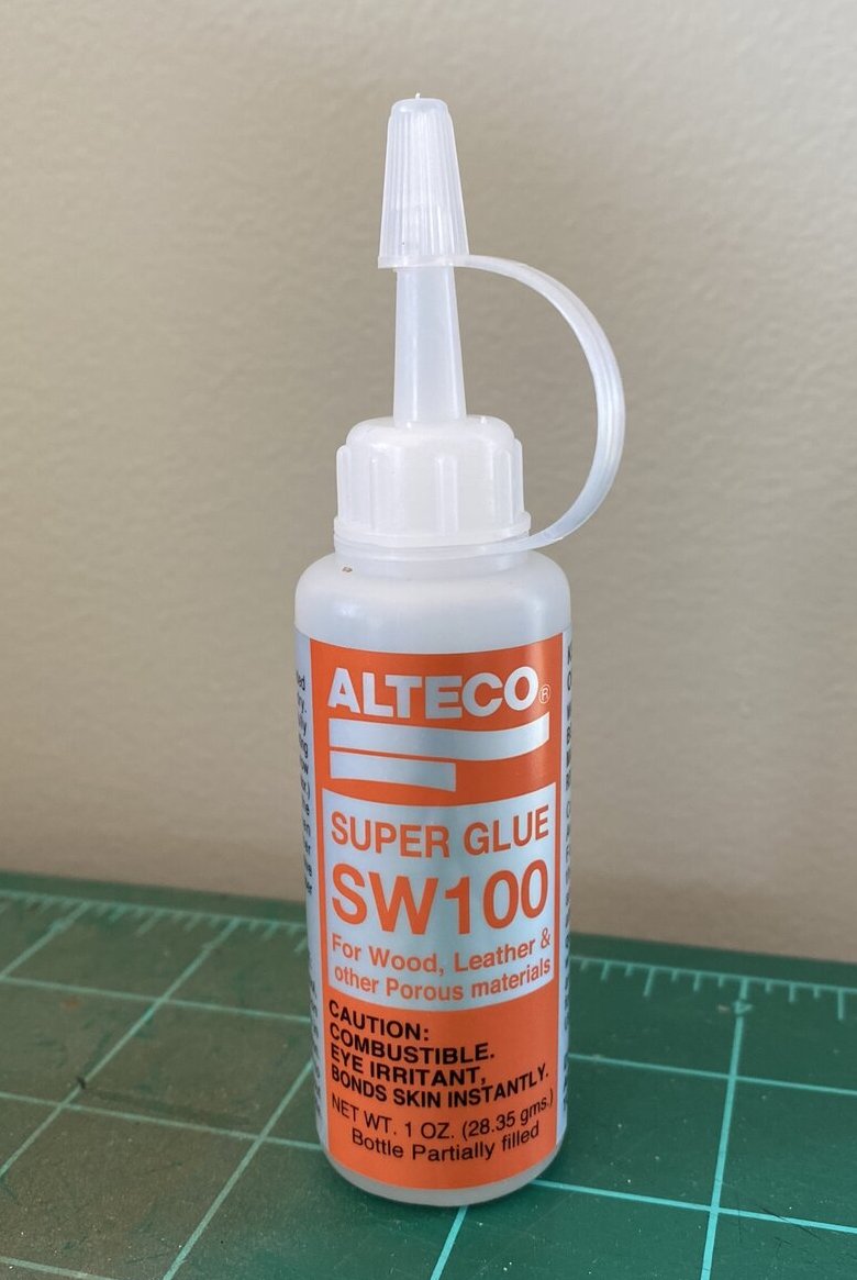 Alteco SW100 Super Glue for Wood Leather and Pourous Materials
