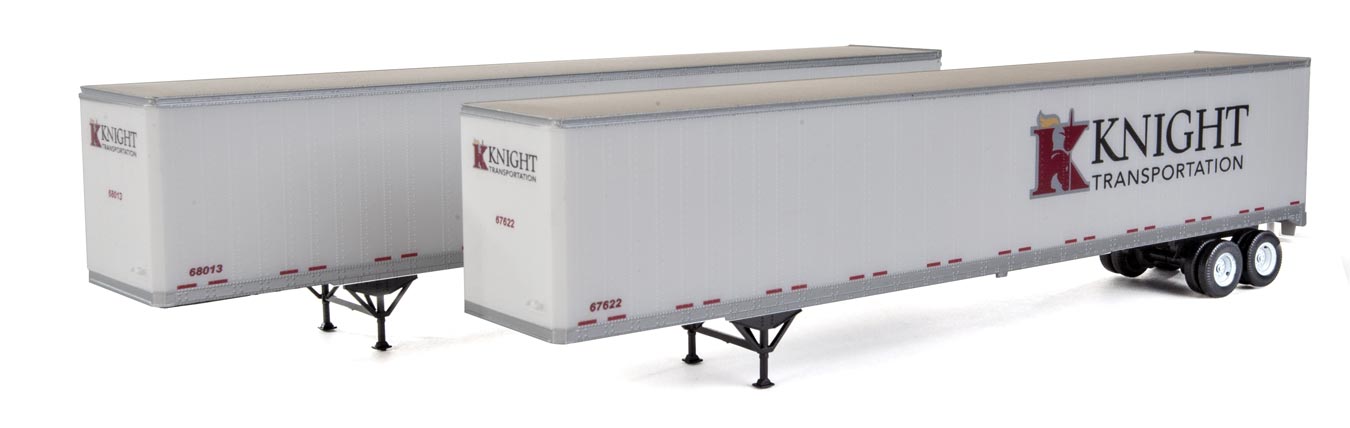 Walthers SceneMaster 949-2464 HO Scale 53' Stoughton Trailer Knight Transportation