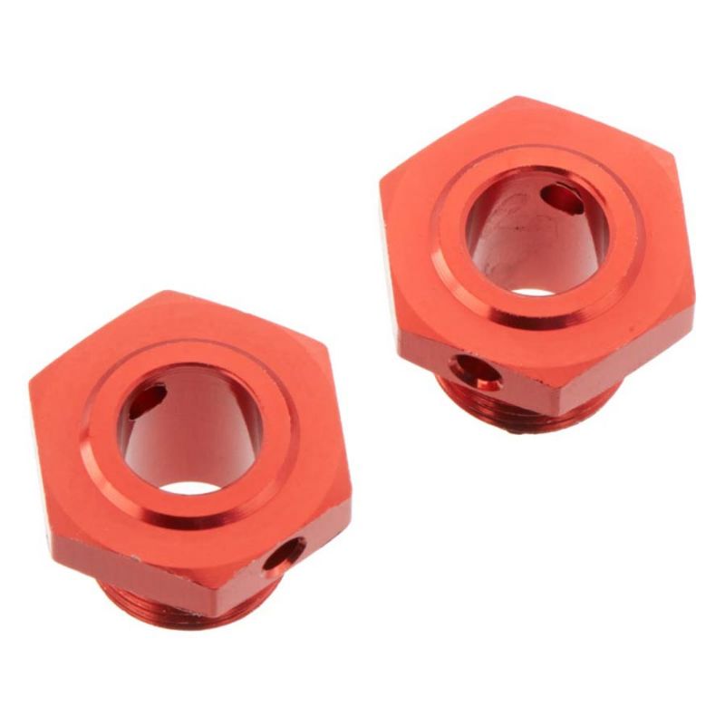 Arrma AR310447 Wheel Hex Aluminum Red 17mm (13.6mm Thick) (2) (AR310447)