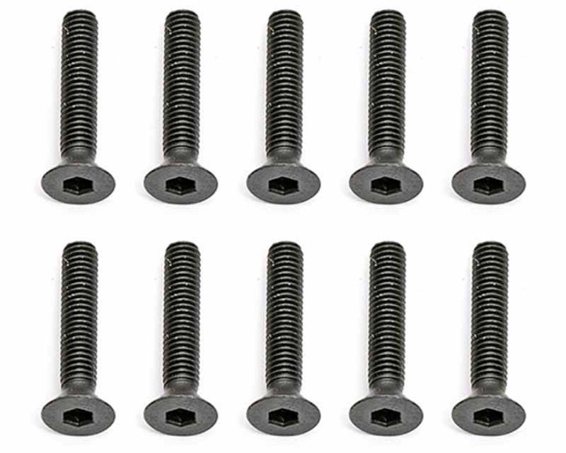 Team Associated 25204 M3x16mm FHCS Flat Head Cap Screws (10 Pcs) (25204)