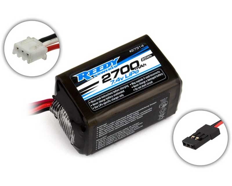 Team Associated 27314 Reedy LiPo Pro RX 2700mAh 7.4V Hump (27314)
