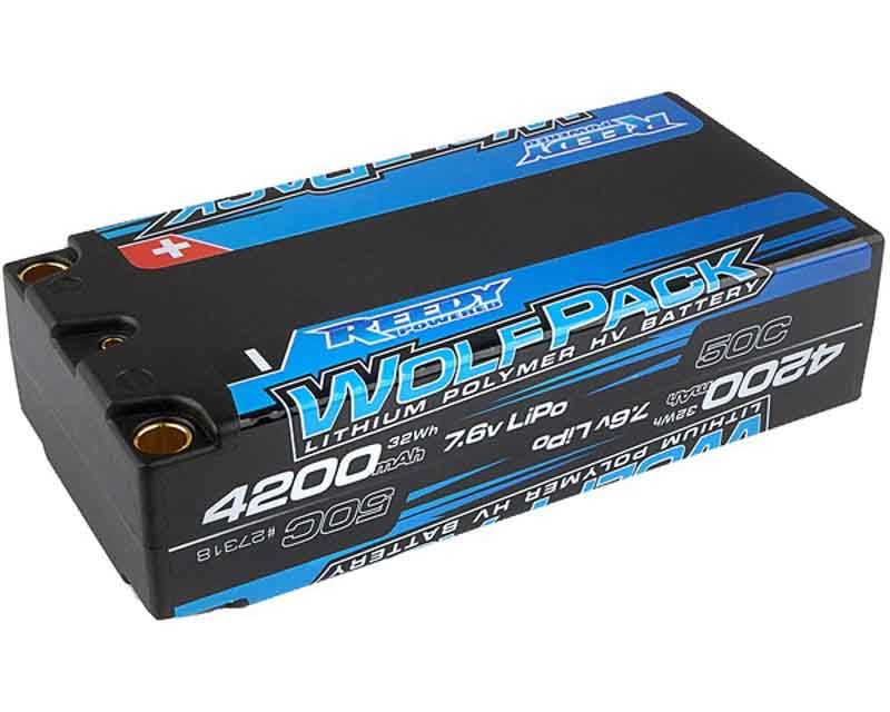 Team Associated 27318 Reedy Wolfpack HV-liPo 7.6V 4200mAh 50C Shorty (27318)