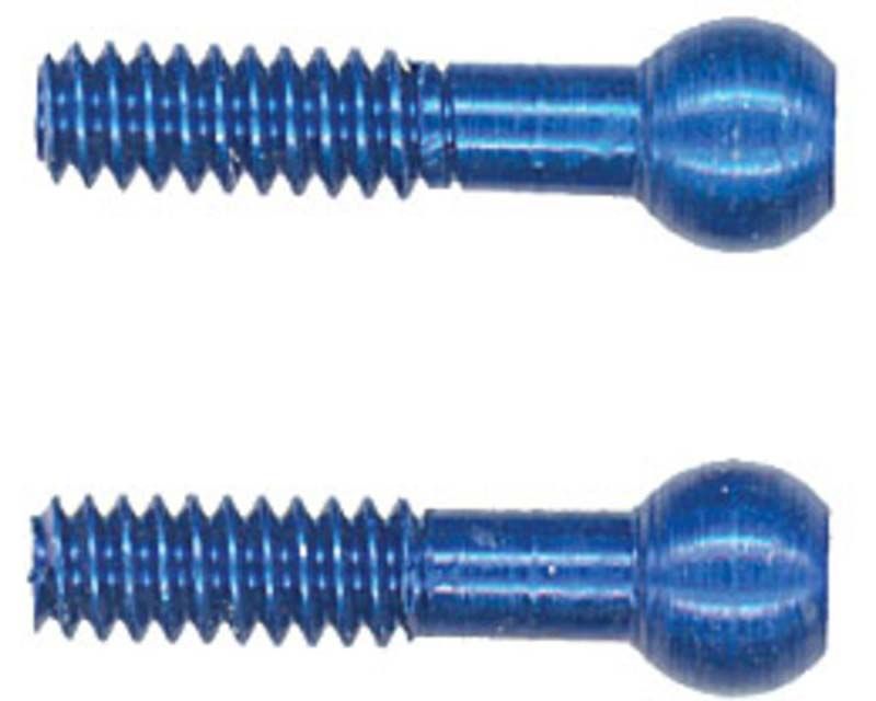Team Associated 31058 Roll Bar Ball Studs Aftershock Blue TC4 (2) (31058)