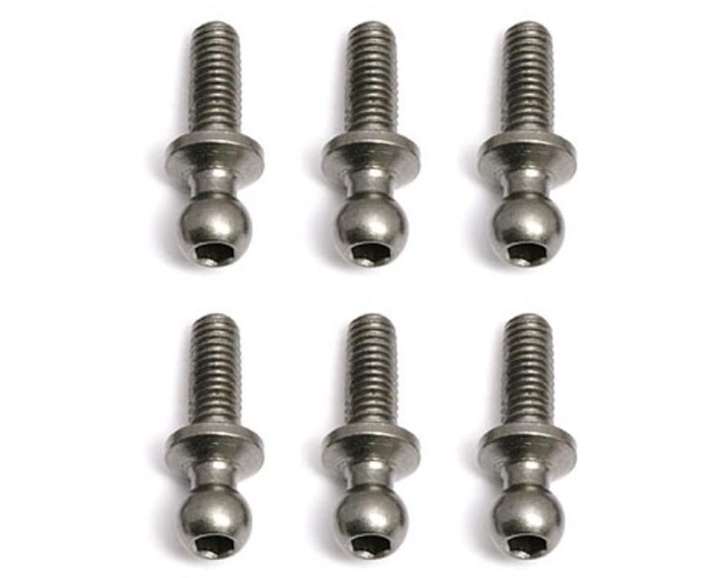 Team Associated 31284 FT Ball Stud Long 8mm Tc5 RC10B6 Club Racer (6) (31284)