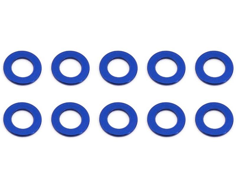 Team Associated 31381 Ballstud Washers Aluminum 5.5x0.5 mm Blue (31381)