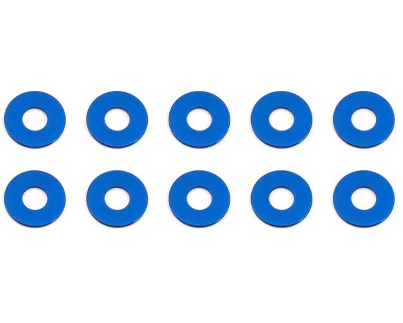 Team Associated 31384 Bulkhead Washers Aluminum 7.8x0.5 mm Blue (31384)