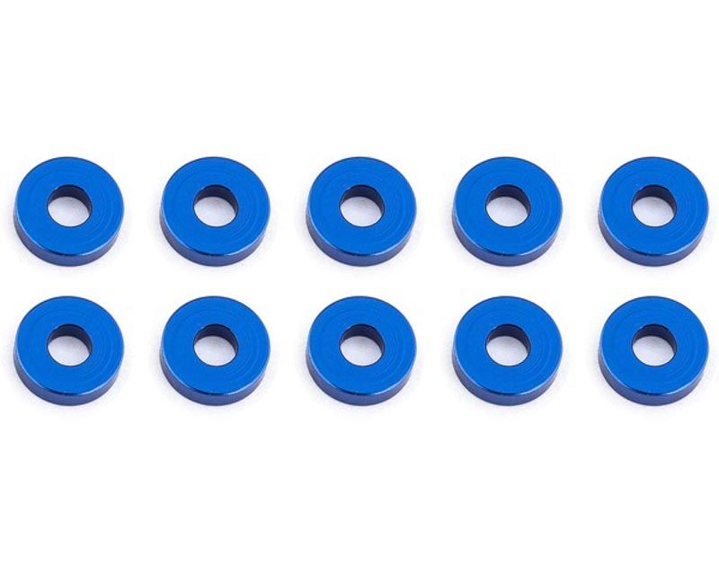 Team Associated 31386 Bulkhead Washers Aluminum 7.8x2.0 mm Blue (31386)