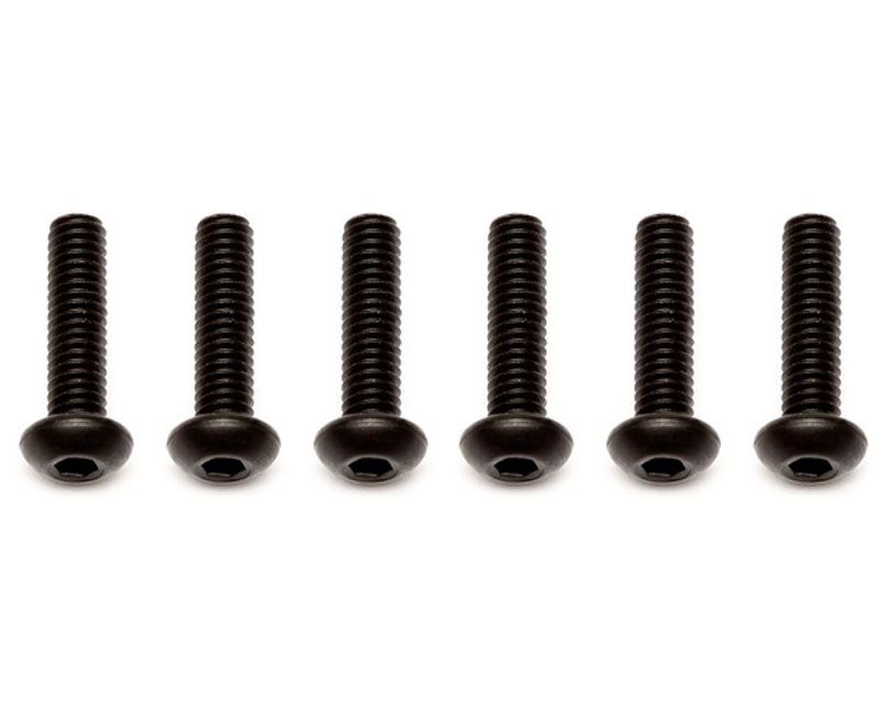 Team Associated 31522 M2.5x8mm BHCS Button Head Cap Screws (6) (31522)