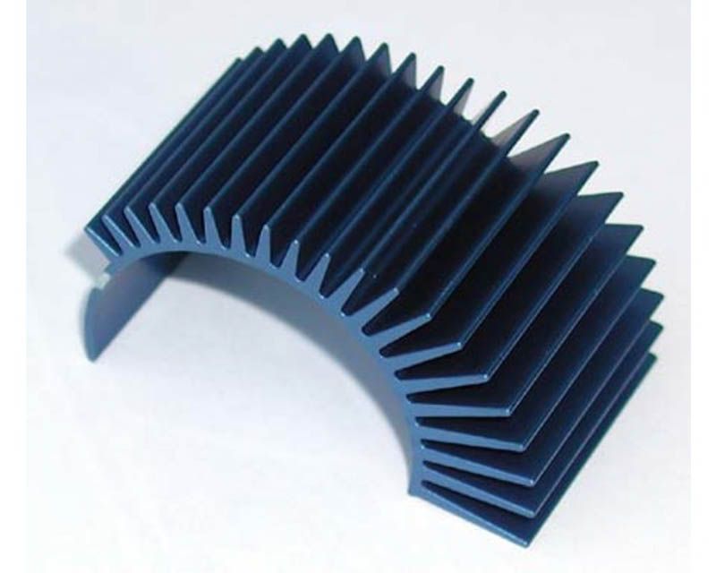 Team Associated 3928 FT Rad Clp-On Heat Sink TC3 Nitro Sedan Long Blue (3928)