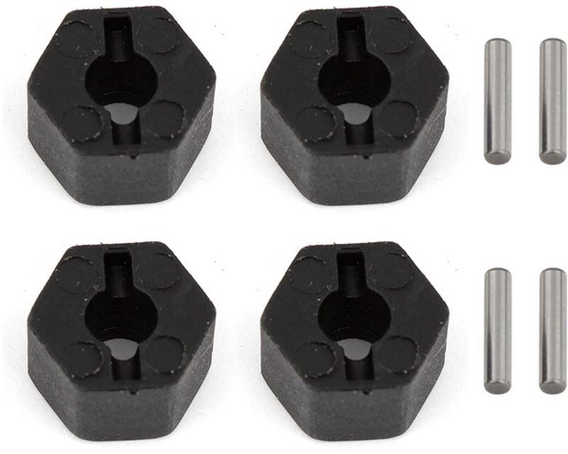 Team Associated 41049 CR12 Wheel Hexes and Pins Set (41049)