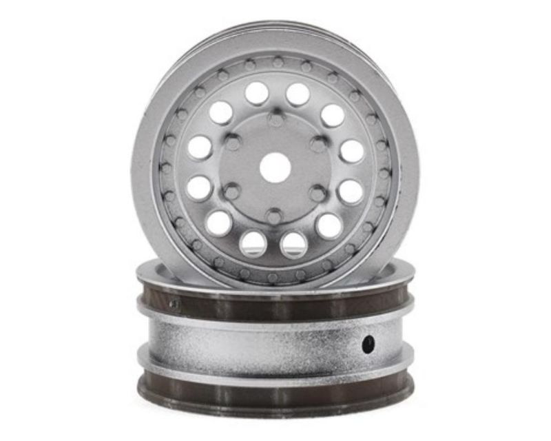 Team Associated 41053 CR12 Wheel Set Satin Silver (41053)
