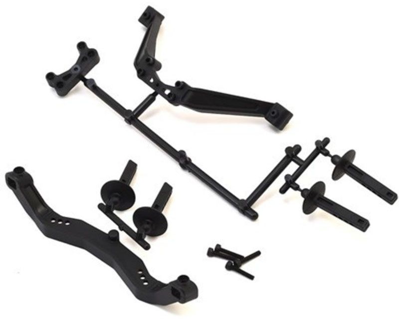 Team Associated 71123 SC6.1 Body Mounts Front and Rear (71123)
