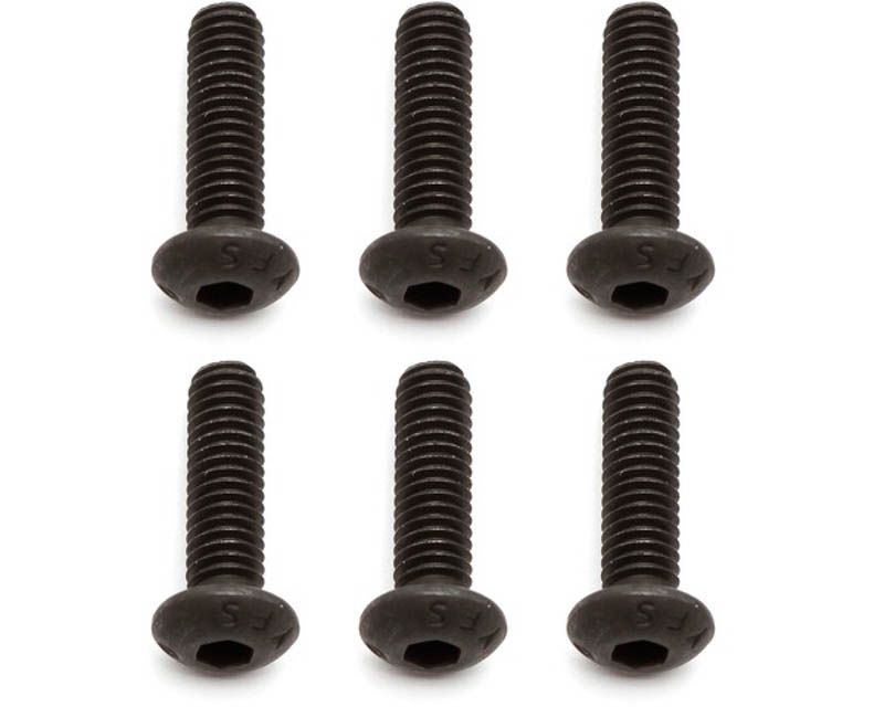 Team Associated 81260 M4x14mm BHCS Button Head Cap Screws (6) (81260)