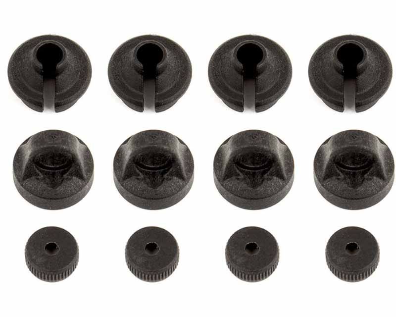 Team Associated 91454 Shock Caps and Spring Cups ProSC10 Trophy Ref DB10 (91454)