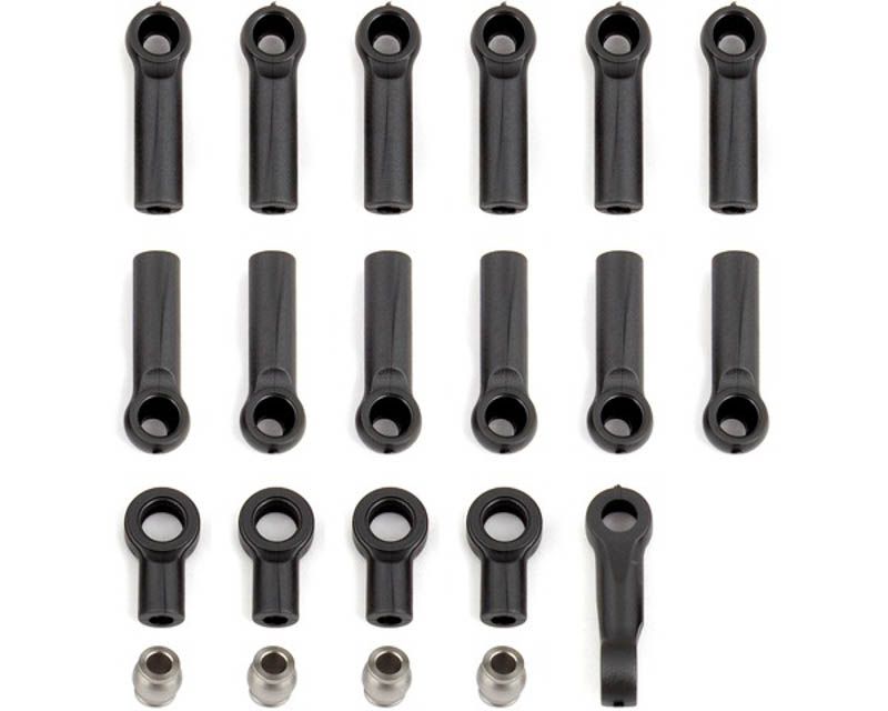 Team Associated 91469 Ball Cups Rod Ends and Steering Link Trophy Rat SC10 2WD (91469)