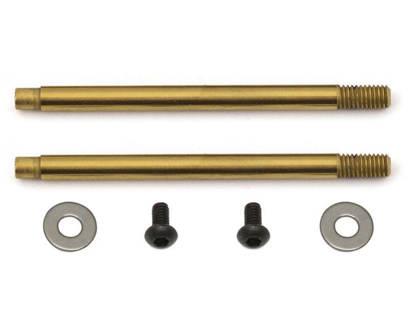 Team Associated 91617 Shock Shaft 3x23 V2 TiN B64D RC10B64 Club Racer 4wd Buggy (91617)