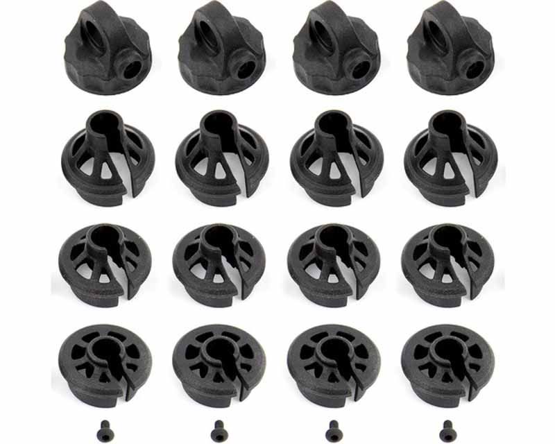 Team Associated 91814 B6.1 Shock Caps and Spring Cups RC10 B6D (91814)