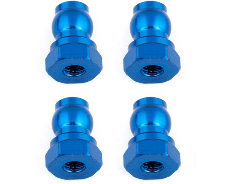 Team Associated 91815 Shock Bushings 10 mm Aluminum RC10 B6D Blue (91815)