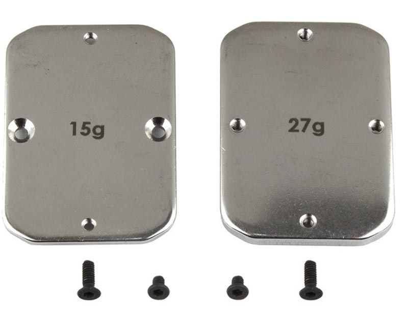 Team Associated 92101 B64 FT Steel Chassis Weights RC10B6 Club Racer 15g 27g (92101)