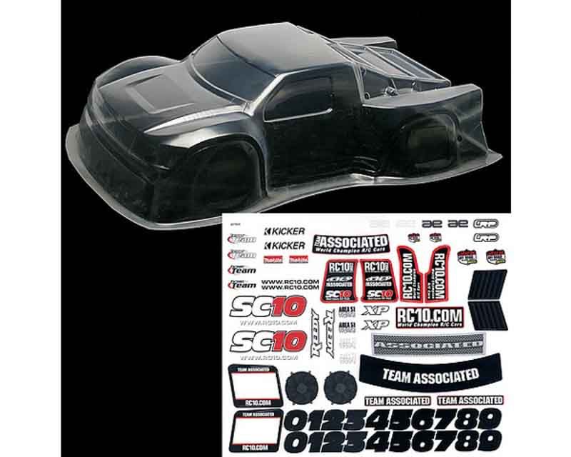 Team Associated 9876 SC10 Contender Body ProLite 4x4 (Clear) (9876)