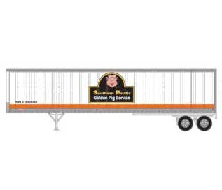 Athearn 16091 HO Scale 45' Fruehauf Z-Van Trailer Southern Pacific "Golden Pig" SPLZ 250068