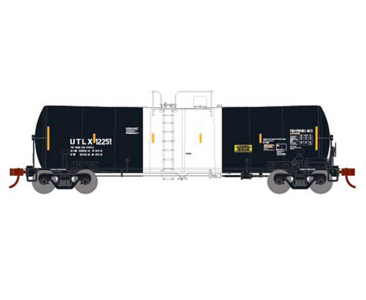 Athearn 16348 HO Scale 16k Clay Slurry Tank Car UTLX 12251