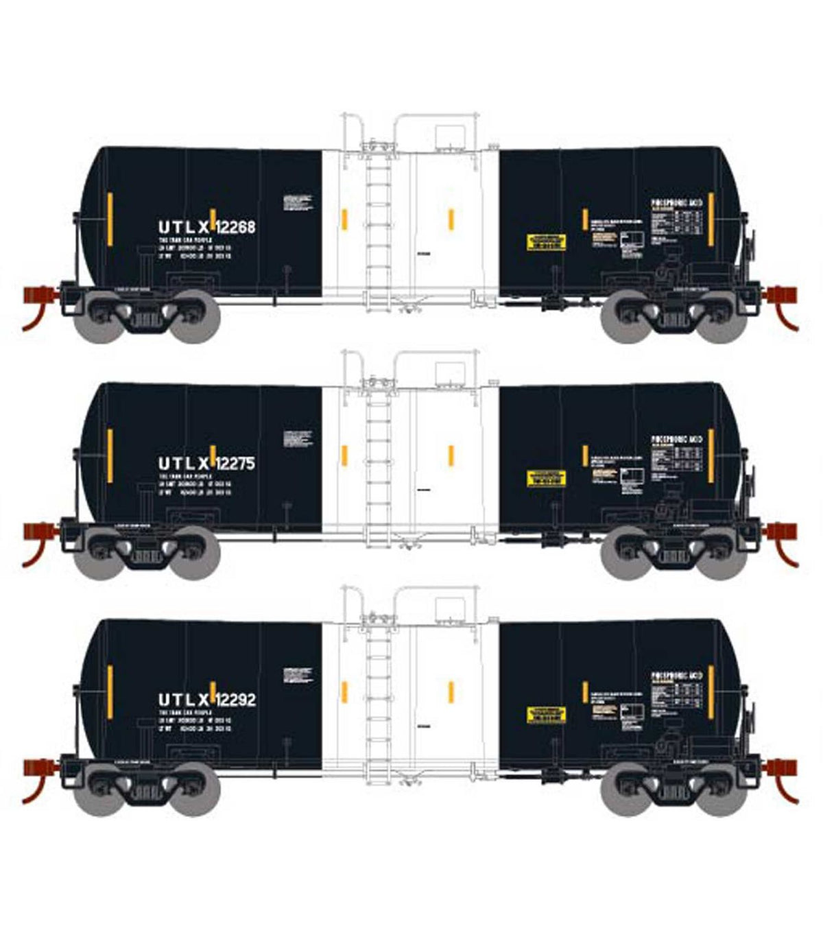 Athearn 16350 HO Scale 16k Clay Slurry Tank Car UTLX