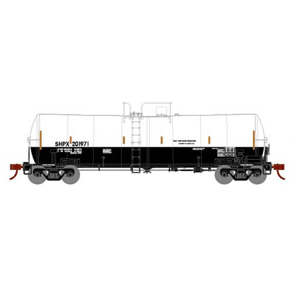 Athearn 16355 HO Scale 16k Clay Slurry Tank Car SHPX 201971