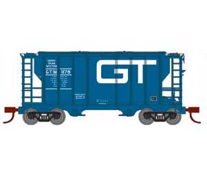 Athearn 17058 N Scale PS-2 2600 Covered Hopper Grand Trunk Western GTW 11178