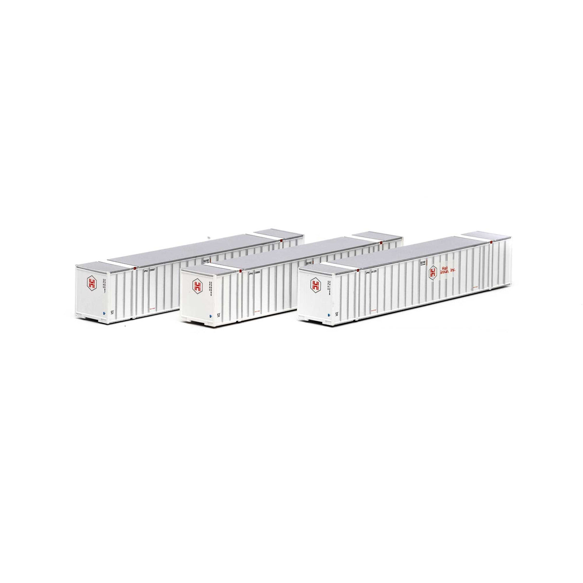 Athearn 17654 N Scale 53' Stoughton Intermodal Container HUB White
