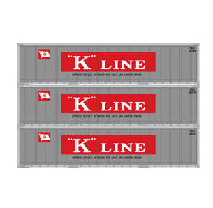 Athearn 17702 N Scale 40' Smooth Side Container K-Line