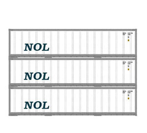 Athearn 17704 N Scale 40' Smooth Side Container NOL