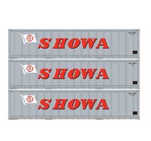 Athearn 17713 N Scale 40' Smooth Side Container SHOWA