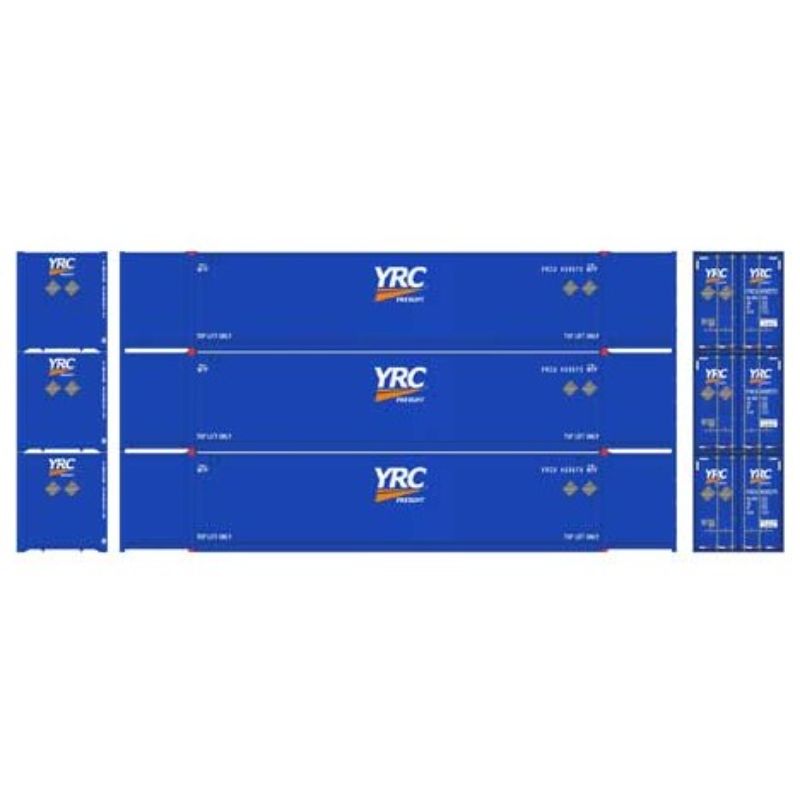 Athearn 17753 N Scale 53' CIMC Intermodal Container YRC