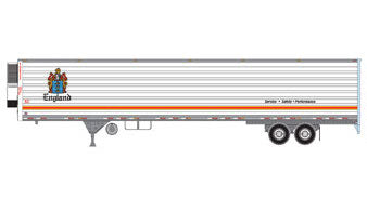 Athearn 17917 HO Scale 53' Utility Reefer Trailer England 10823