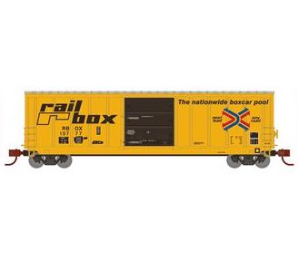 Athearn 2342 N Scale 50' PS 5277 Boxcar Railbox RBOX 15777