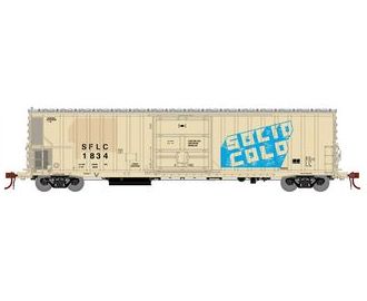 Athearn 24617 N Scale FGE 57' Mechanical Reefer Ex-FGE / Santa Fe Leasing SFLC 1834