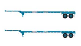 Athearn 26614 HO Scale 45' Container Chassis Wan Hai