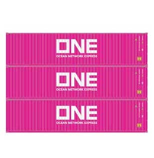 Athearn 27038 HO Scale 40' High Cube Container Ocean Network Express ONE