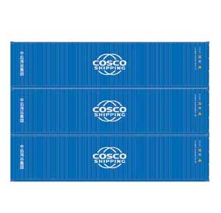 Athearn 27040 HO Scale 40' High Cube Container Cosco Shipping