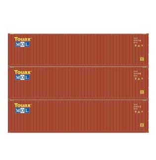 Athearn 27045 HO Scale 40' High Cube Container Touax/MOL