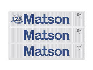 Athearn 27160 HO Scale 40' Low Cube Container Matson