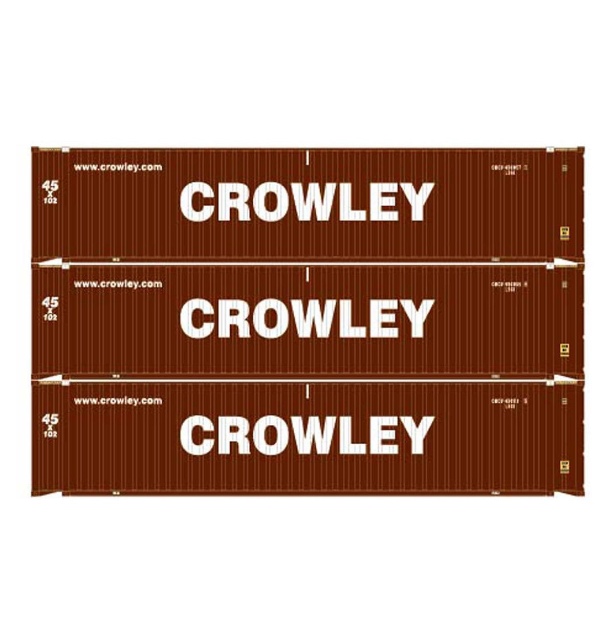 Athearn 28041 HO Scale 45' Container Crowley CMCU #2