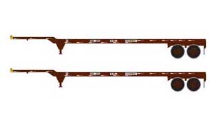 Athearn 28840 HO Scale 45' Container Chassis Crowley