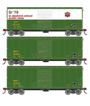 Athearn 67750 HO Scale RTR 40' Modernized Boxcar Missouri Kansas Texas MKT