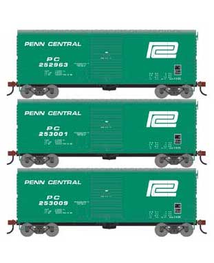 Athearn 67753 HO Scale RTR 40' Modernized Boxcar Penn Cental PC