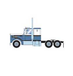 Athearn 92655 HO Scale Kenworth Tractor Blue and White