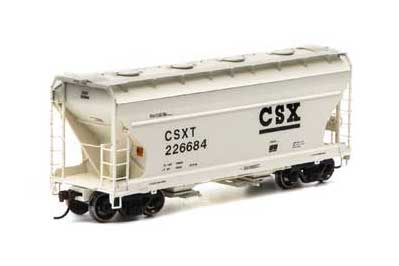 Athearn 93984 HO Scale ACF 2970 Covered Hopper CSX 226684