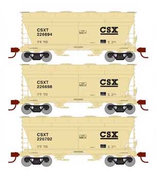 Athearn 93986 HO Scale ACF 2970 Covered Hopper CSX