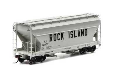 Athearn 93993 HO Scale ACF 2970 Covered Hopper Rock Island RI 12009